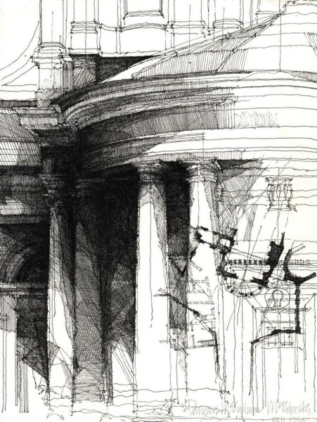 Гинзбург архитектурные Наброски