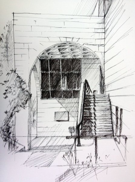 Эскиз архитектурного объекта