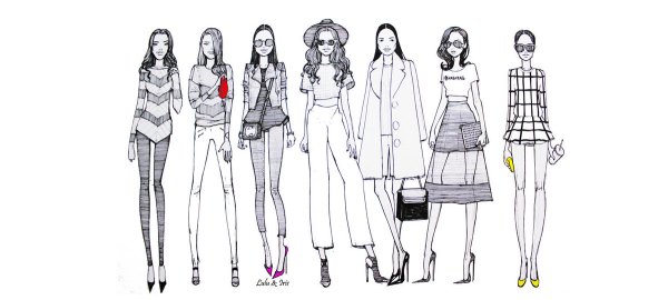 Эскиз повседневной одежды