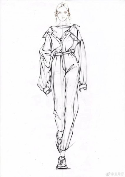 Эскизы одежды