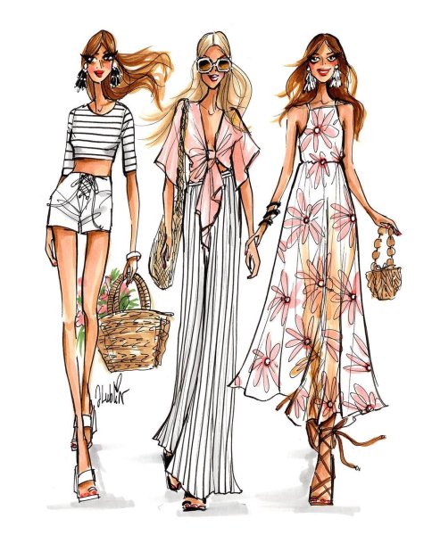 Эскизы одежды