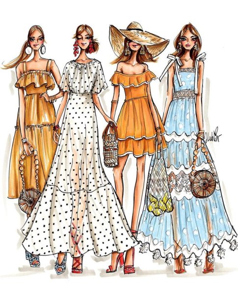 Дизайнерские эскизы