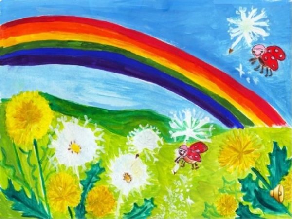 Детские рисунки лето