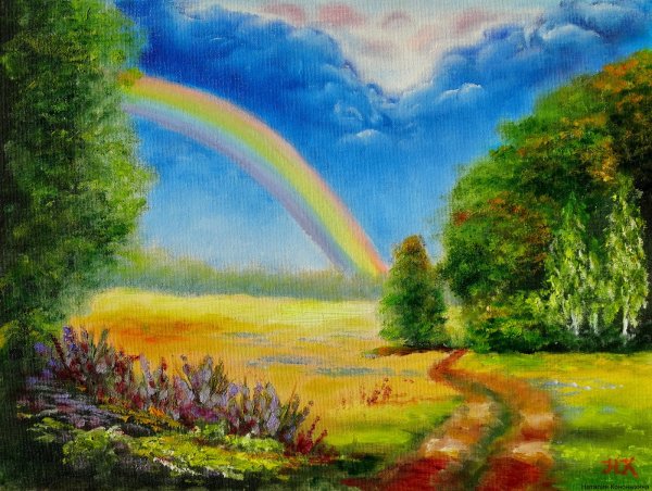 "Пейзаж с радугой" Роберт Данкансон