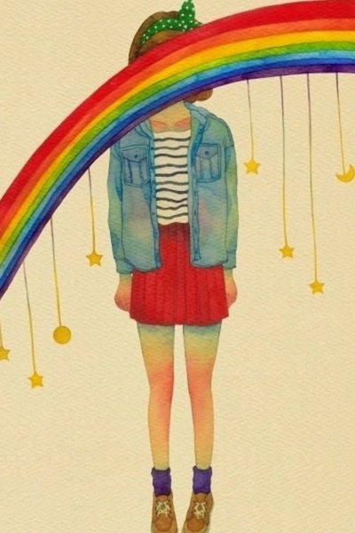 Радужная девочка