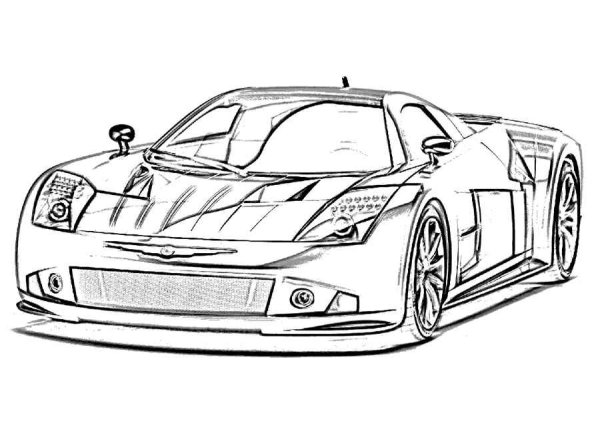 Спортивные машины для раскрашивания