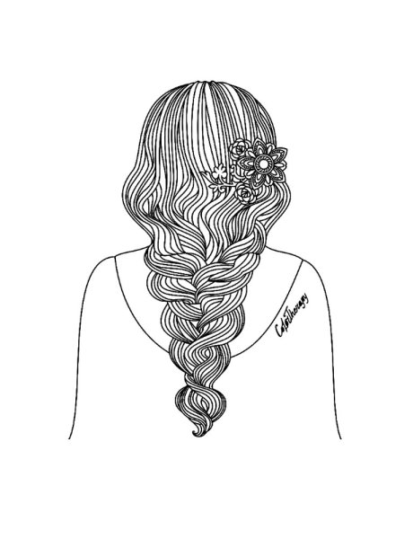 Прически зарисовки