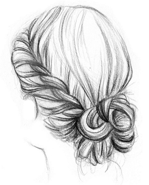 Волосы рисунок