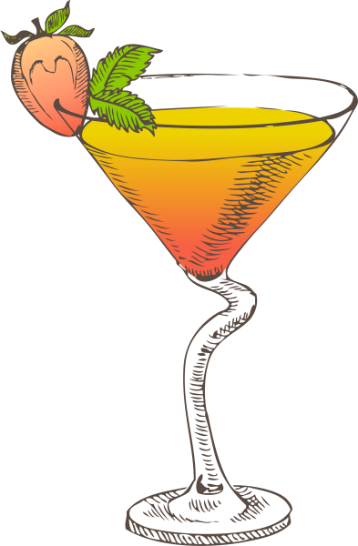 Идеи для рисунков коктейль