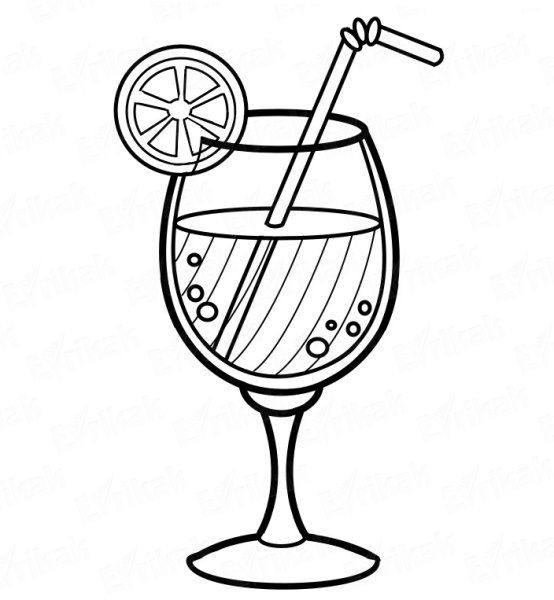 Коктейль карандашом