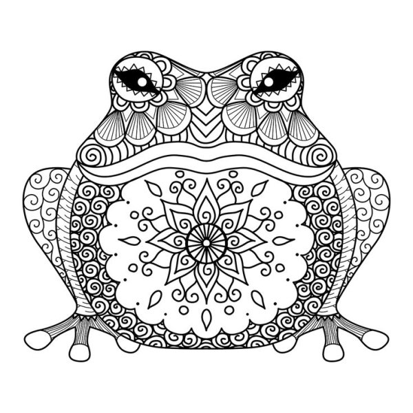 Мандала животных для раскрашивания