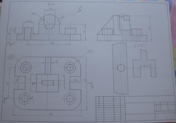 Задания по черчению для студентов