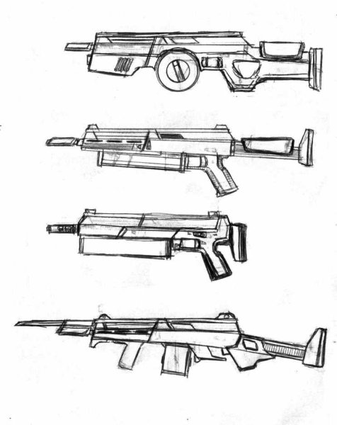 Оружие зарисовки