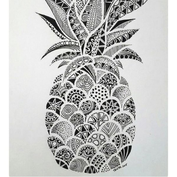 Тукан Зентангл