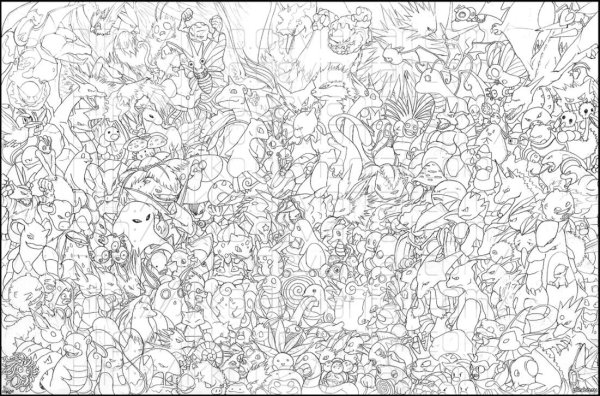 Сложные раскраски много на одном листе