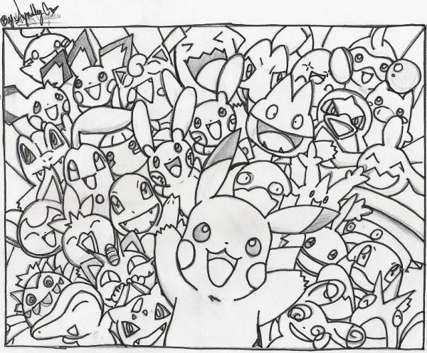 Раскраска коллаж