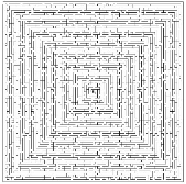 Лабиринт сложный