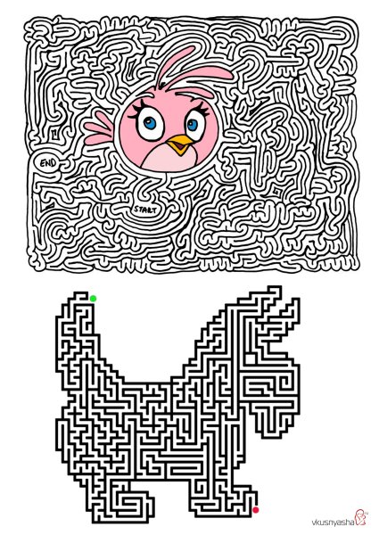 Лабиринт сложный