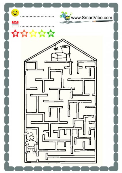 Раскраска Лабиринт