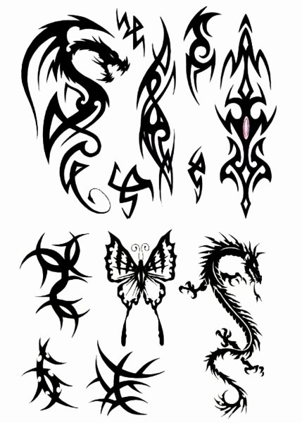 Легкие тату