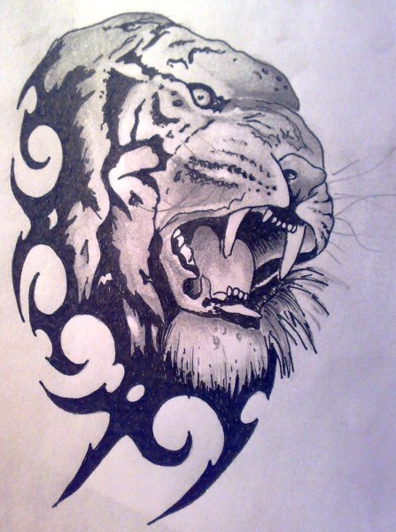 Оскал эскиз