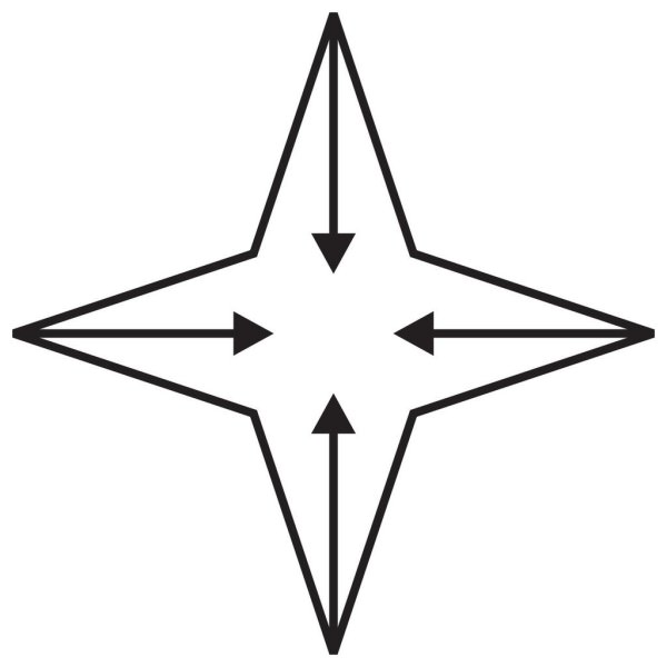 Стилизованное изображение звезды