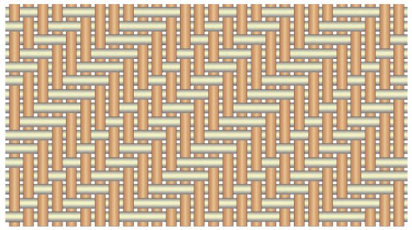 Переплетение саржа 1/4