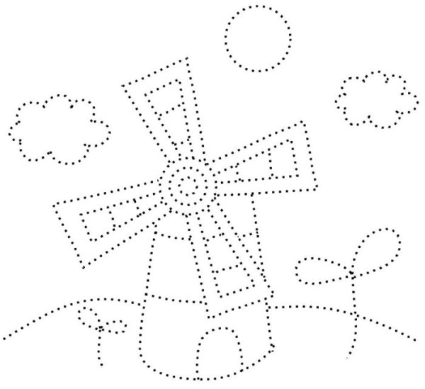 Рисование по точкам для дошкольников