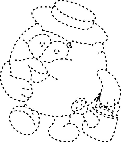 Обводка по точкам