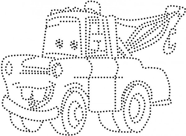 Рисование по точкам для детей