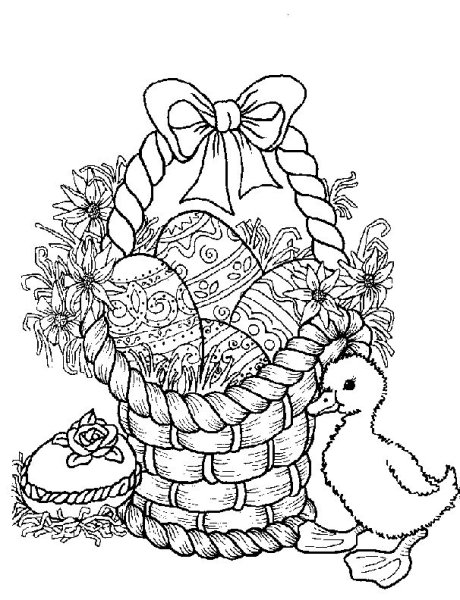 Раскраска Пасха