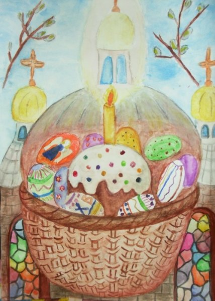 Рисунок на Пасху