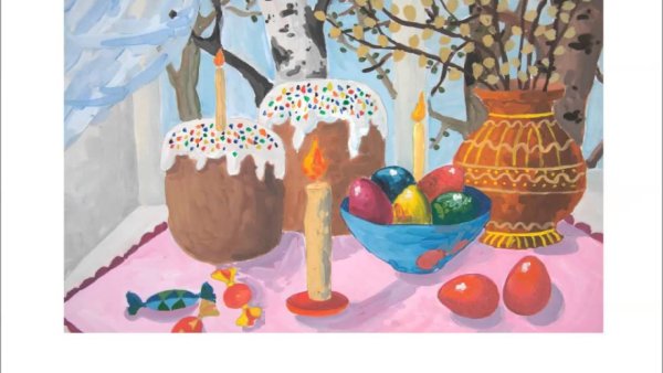 Пасхальный дудлинг