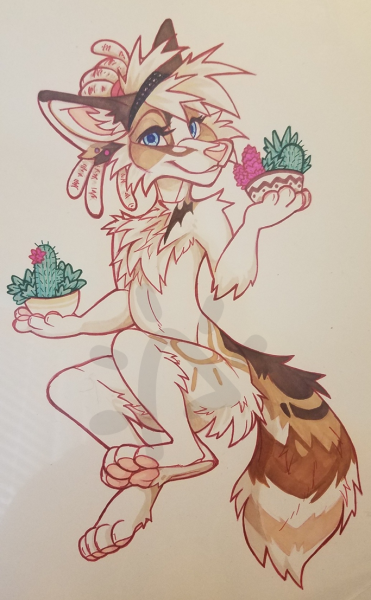 Фурри на бумаге