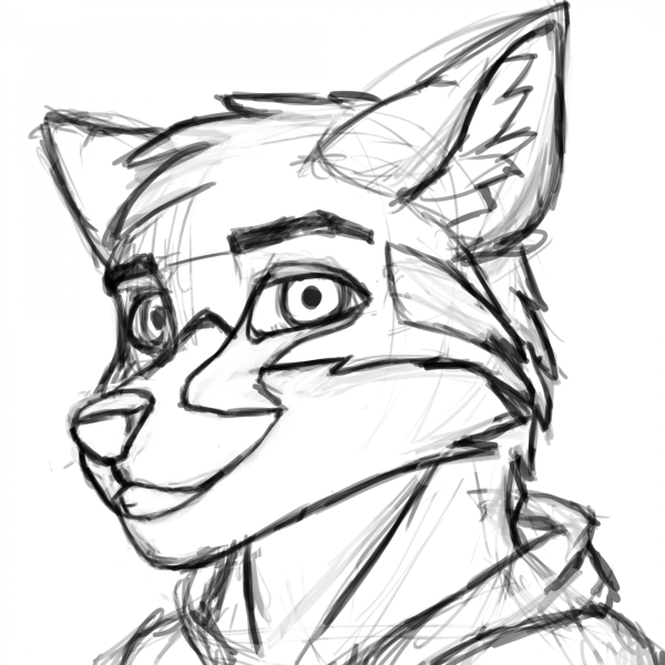 Фурри рисунки карандашом