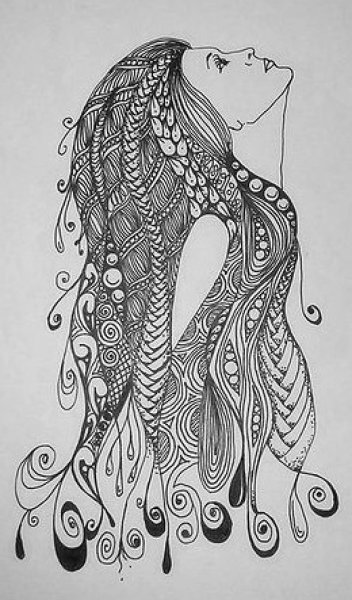 Арт терапия Зентангл