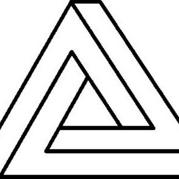 Треугольник Пенроуза эскиз