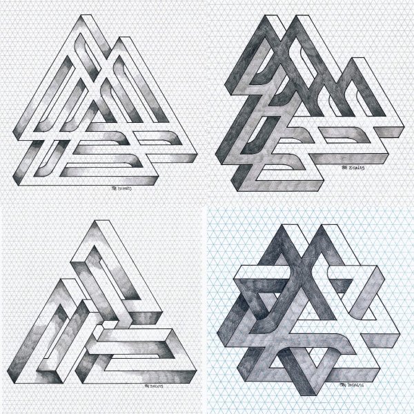 Геометрические узоры Эшера