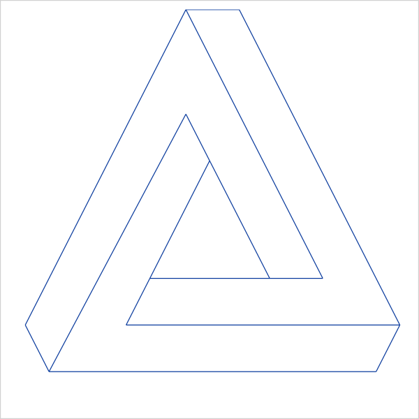 Бесконечный треугольник