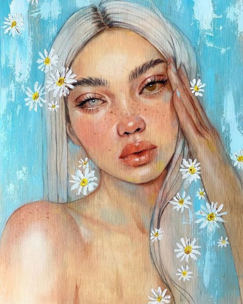 Рисовать портрет Билли Айлиш