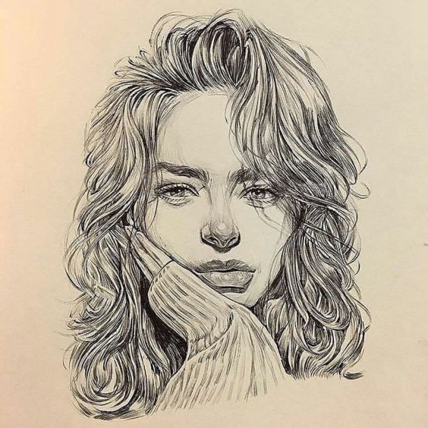 Портрет Кристен Стюарт карандашом поэтапно