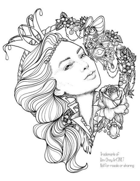 Лица для срисовывания