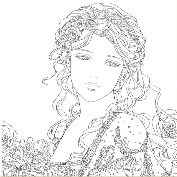 Портрет девушки Графика