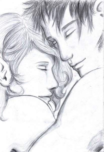 Рисование карандашом любовь