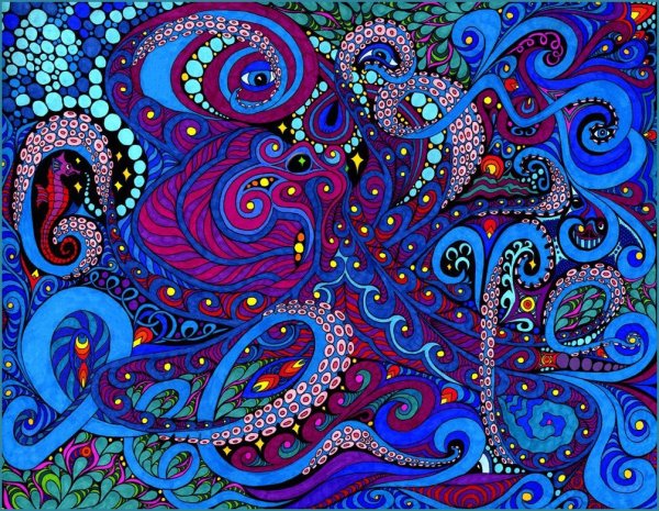 Узоры цветные