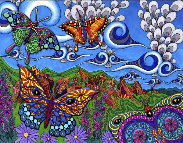 Декоративное изображение природы