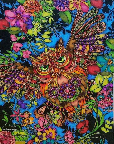 Сложные и красочные рисунки