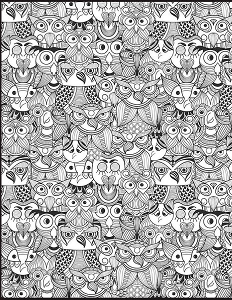 Чёрно белые раскраски антистресс