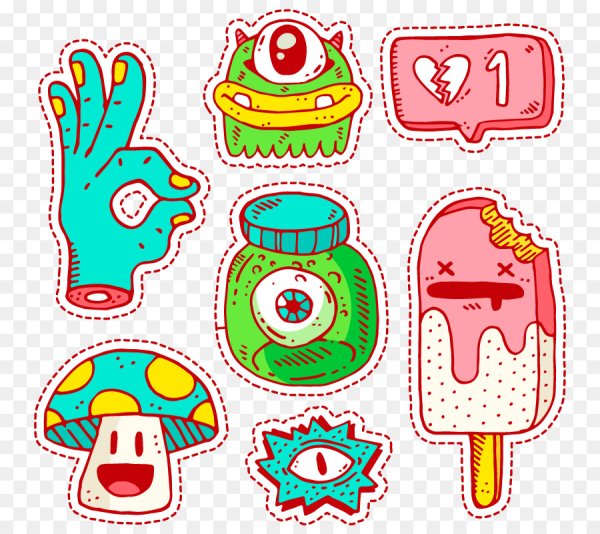 Маленькие наклейки