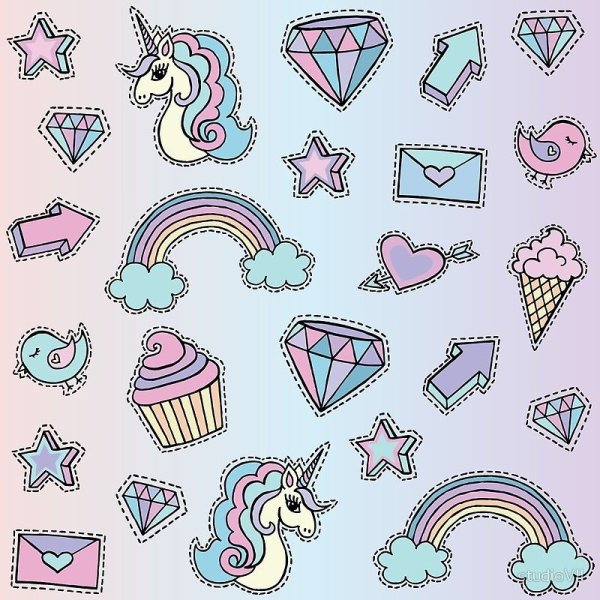 Наклейка Единорог